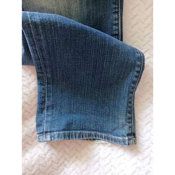 Gap Premium Curvy Straight Women's size 6/28L Dark Wash Blue Denim jeans - Picture 6 of 16